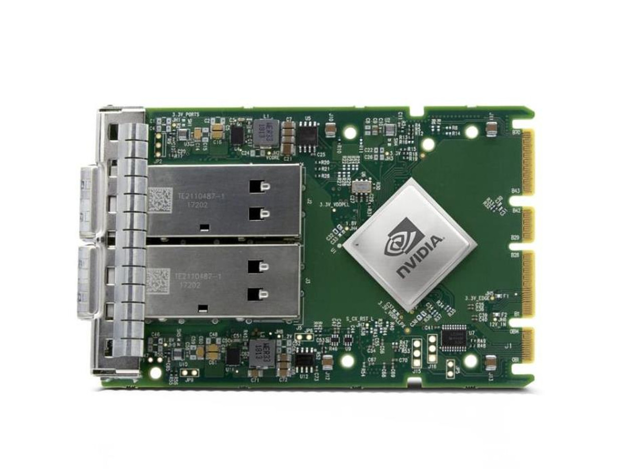 MCX562A-ACAB NVIDIA ConnectX-5 EN Adapter Card for OCP 3.0 with Host Management 25GbE Dual-Port SFP28 PCIe3.0 x16 Thumbscrew (Pull Tab) Bracket