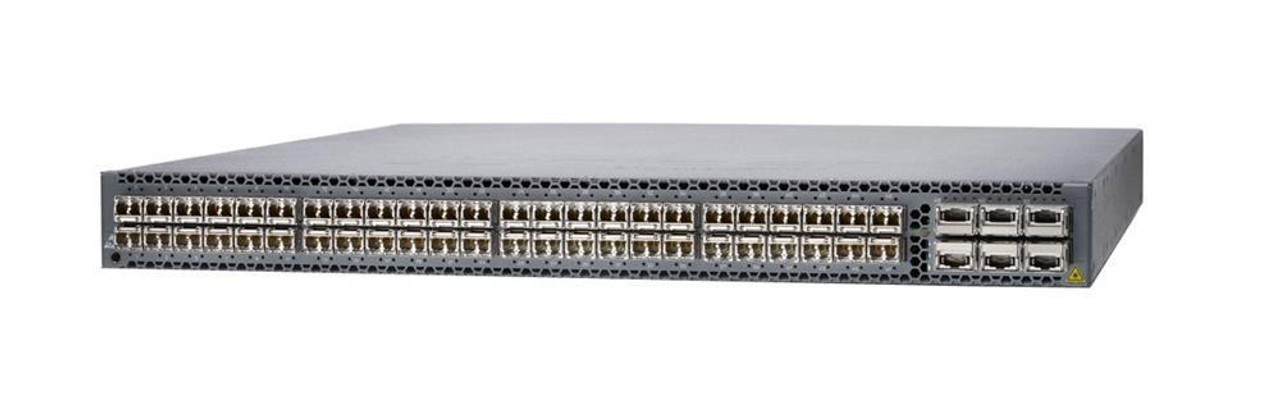CMMN110BRA Juniper QFX5100 48-Ports SFP+/SFP front-to-back airflow Layer 3 Ethernet Switch with 6x QSFP Ports and Redundant fans, redundant DC power supplies