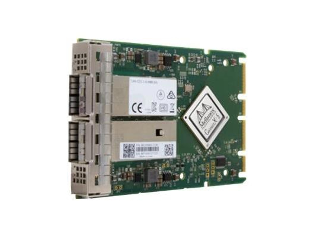 MCX566A-CCAI Mellanox ConnectX-5 EN Network Interface Card for OCP 3.0 with host management 100GbE Dual-port QSFP28 PCIe3.0 x16 Internal Lock bracket