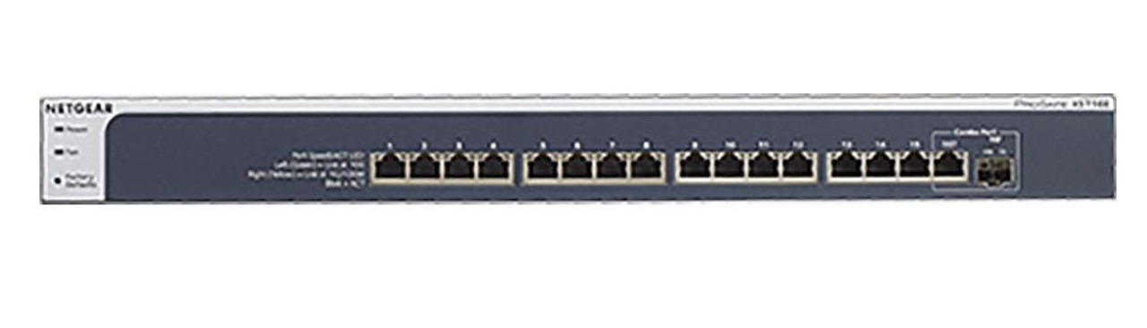 XS716E-100AJS Netgear ProSAFE XS716E 16-Port 10G Plus Switch with SFP+ Combo Port (Refurbished)