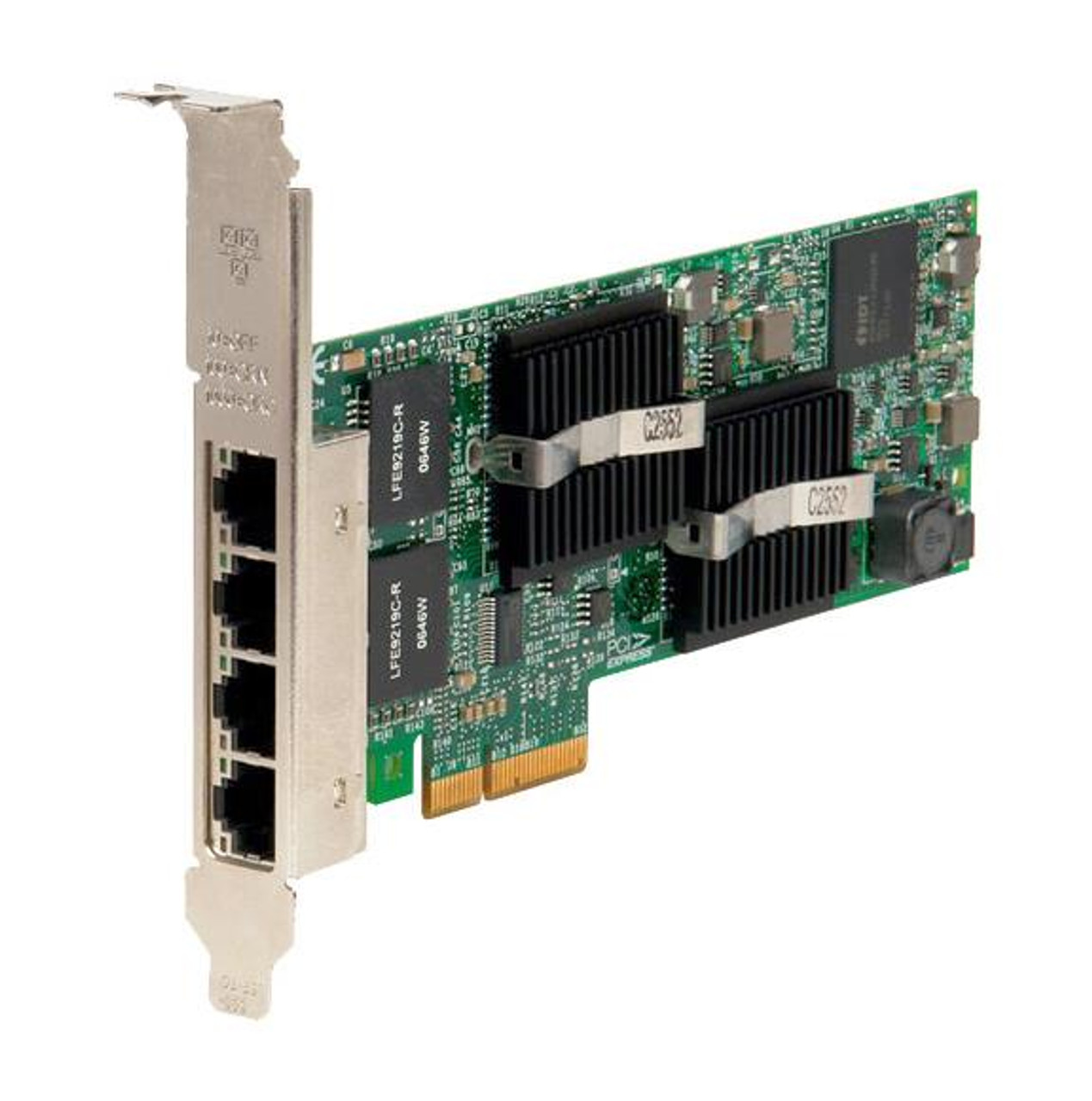 EXPI9404VTG1P20PAK Intel Gigabit VT Quad-Ports RJ-45 1Gbps 10Base-T/100Base-TX/1000Base-T Gigabit Ethernet PCI Express 1.1 x4 Server Network Adapter
