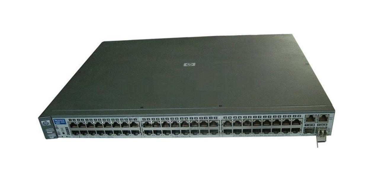 J4899B#ABB HP ProCurve Switch 2650 48-Ports EN Fast EN 10Base-T 100Base-TX + 2x10/100/1000Base-T/SFP (mini-GBIC) 1U Rack-Mountable Stackable (Refurbis