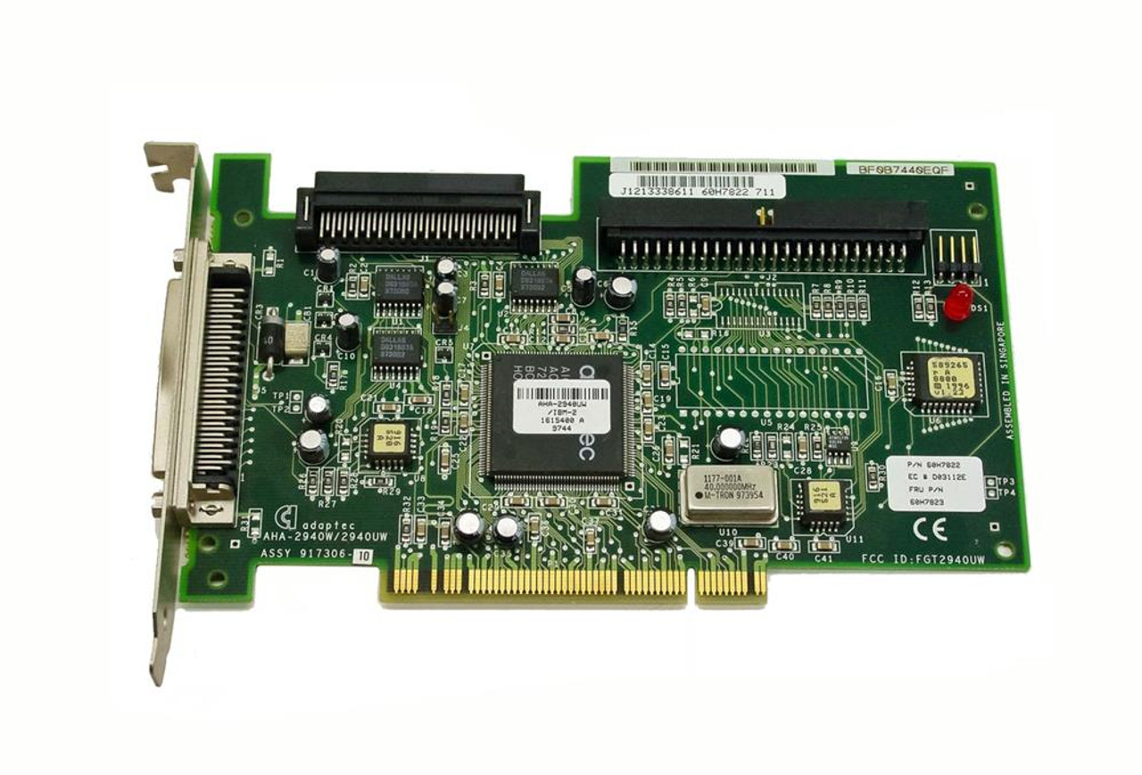 60H7823 IBM 40Mbps Ultra Wide SCSI PCI Controller Card