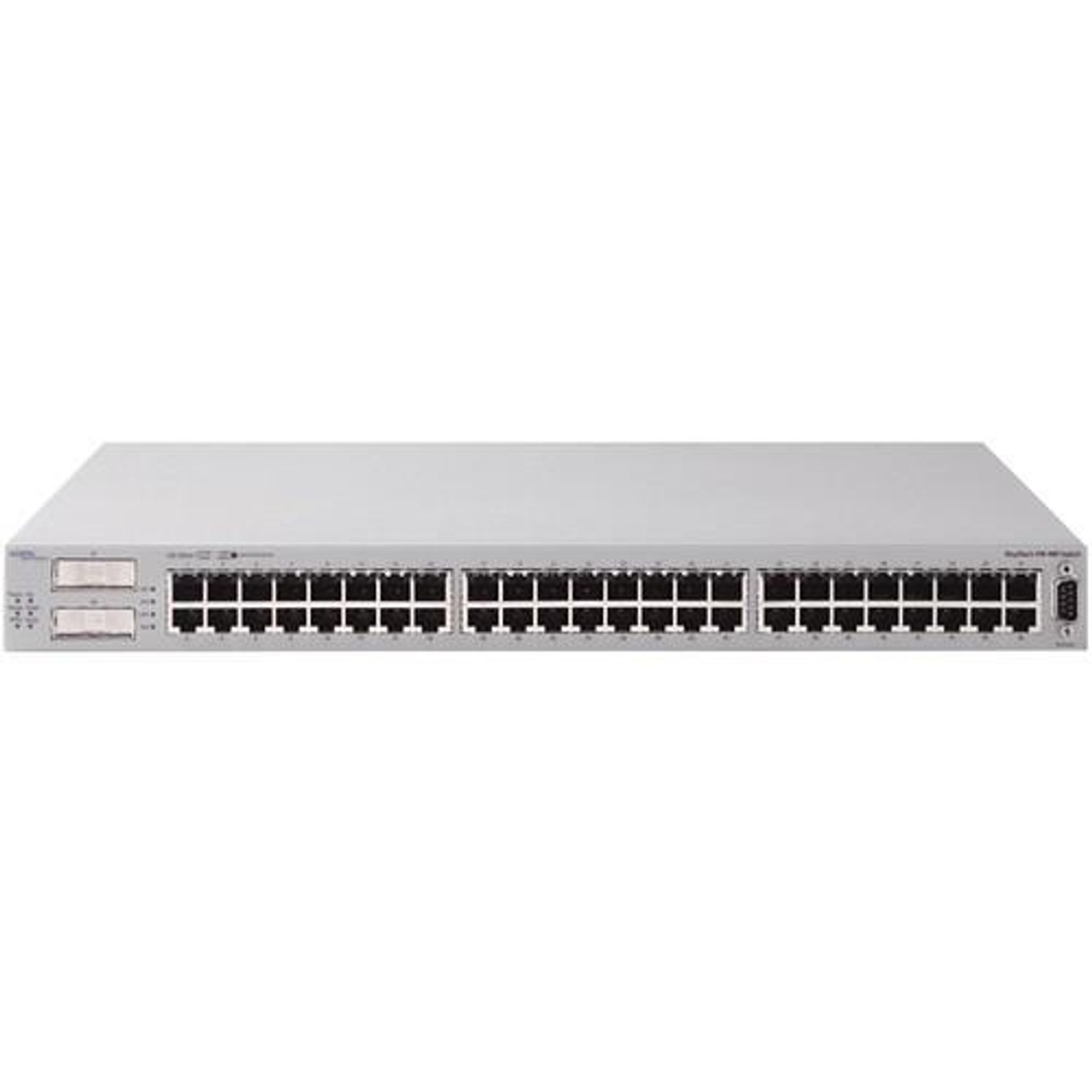 RMAL2012C52 Nortel Ethernet Switch 470-48T-PWR with 48-Ports 10/100 IEEE802.3af Power over Ethernet Ports and 2 Built-in GBIC- 46cm/18-Inch Stacking Cable and