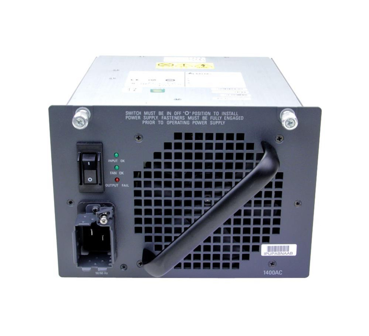 PWR-C45-1400AC Cisco 1400-Watt 100-240V AC Redundant Hot Swap Power Supply for Catalyst 4500 Series Switches (Refurbished)