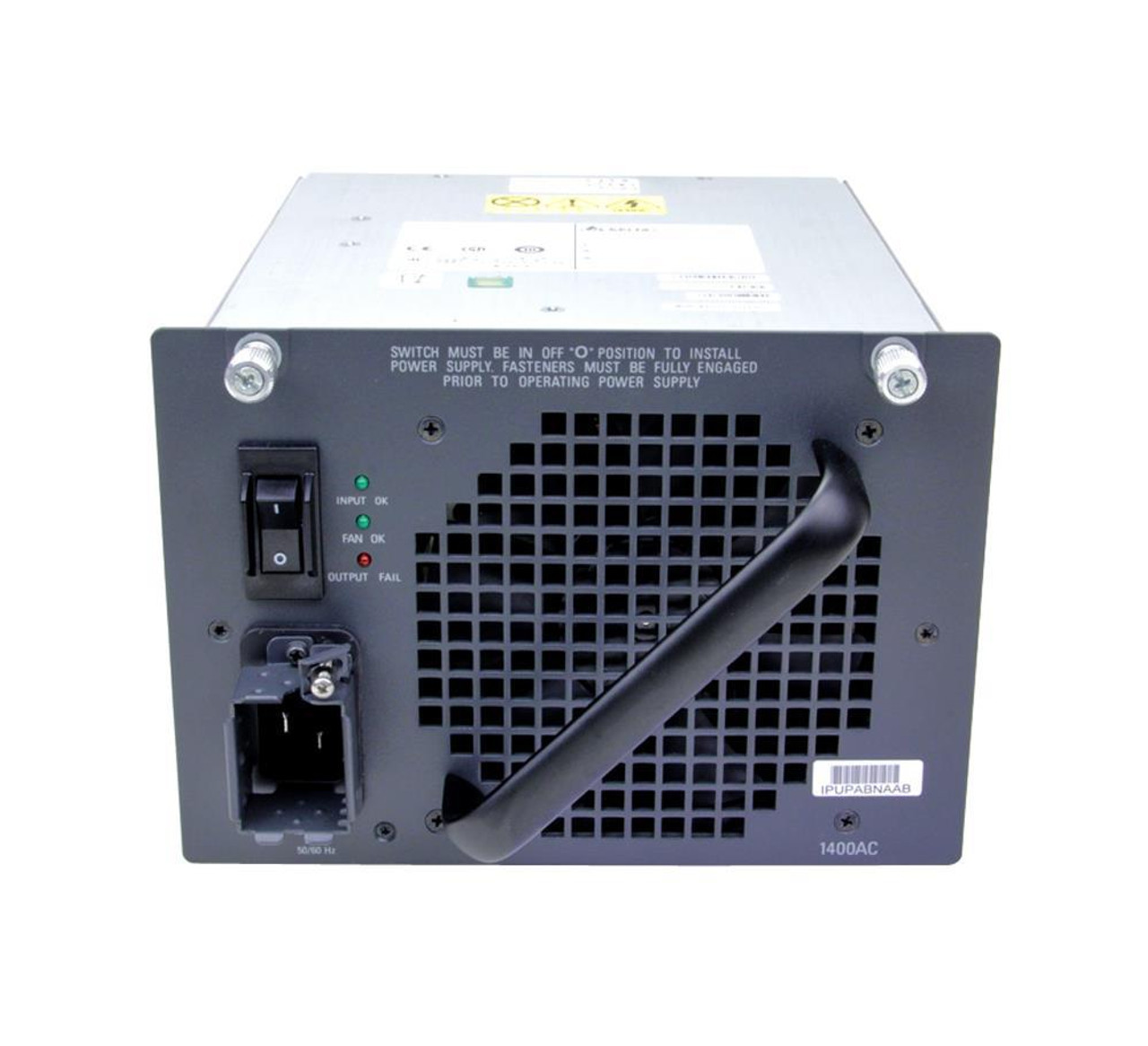 PWR-C45-1400AC= Cisco 1400-Watt AC Power Supply for Catalyst 4500 (Refurbished)