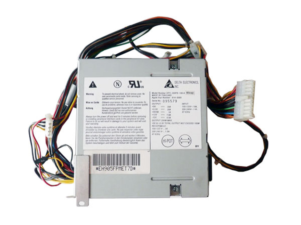 614-0085 Apple 200-Watts AC Input Power Supply for G3 PowerMac