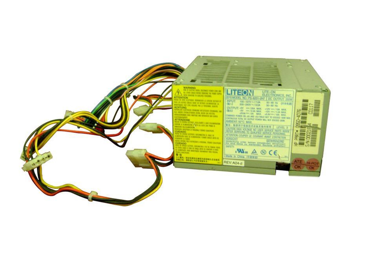 PS-6251-2H7 HP 250-Watts ATX Power Supply for Vectra VL800