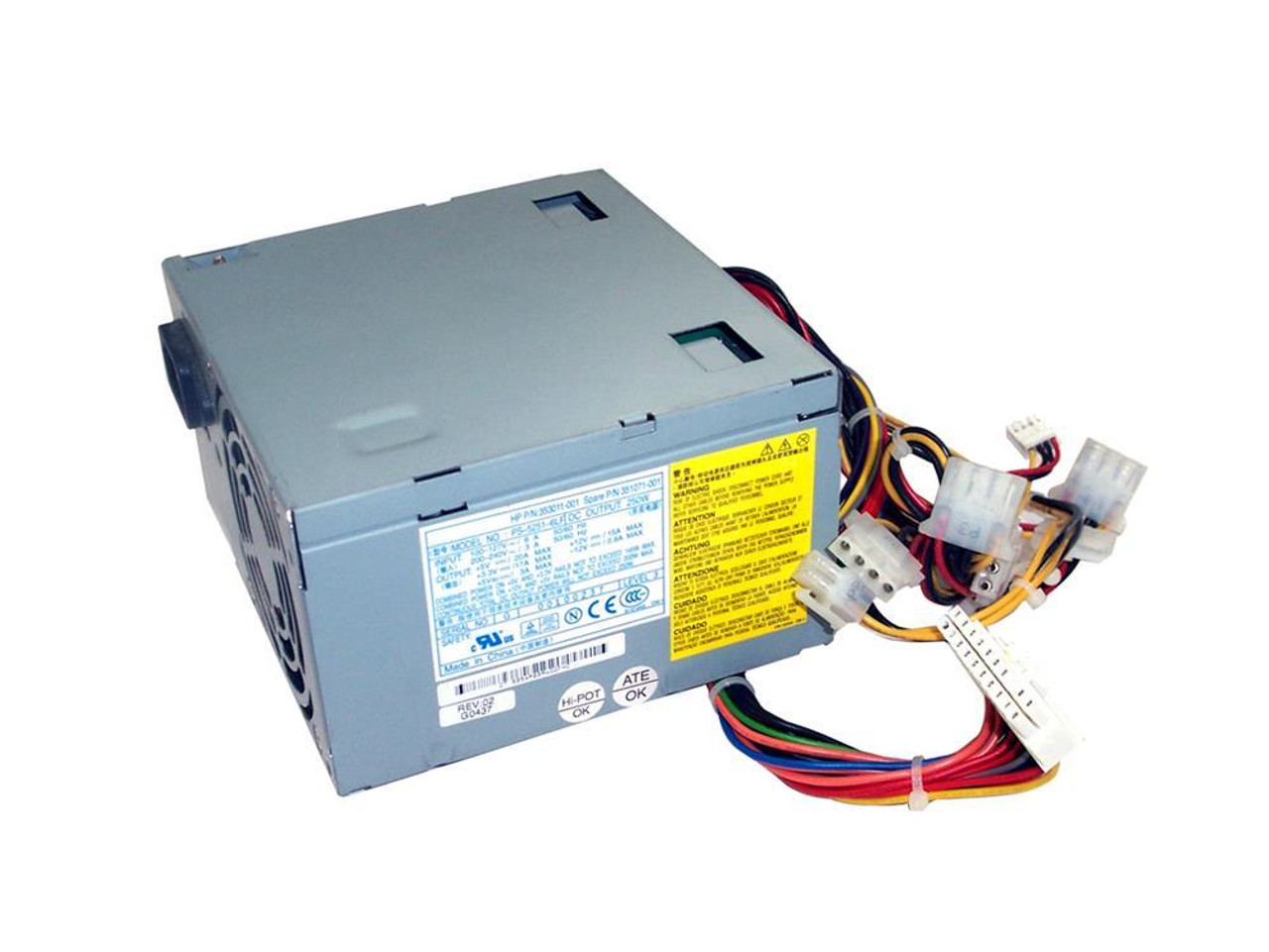 351071-001-U HP 250-Watts Power Supply with Active PFC for DX2000