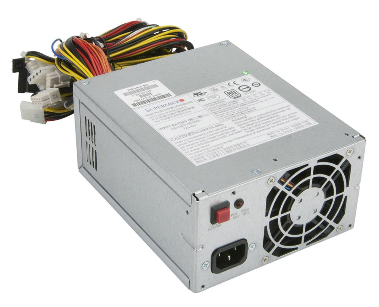 PWS-865-PQ SuperMicro 865-Watts ATX12V & EPS12V Multi-Output 80 Plus Power Supply