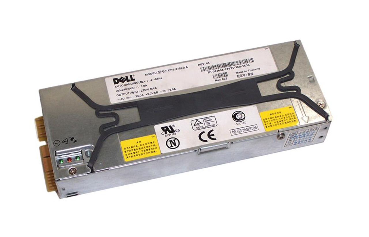 TH-09J608 Dell 275-Watts Redundant Power Supply for PowerEdge 1650