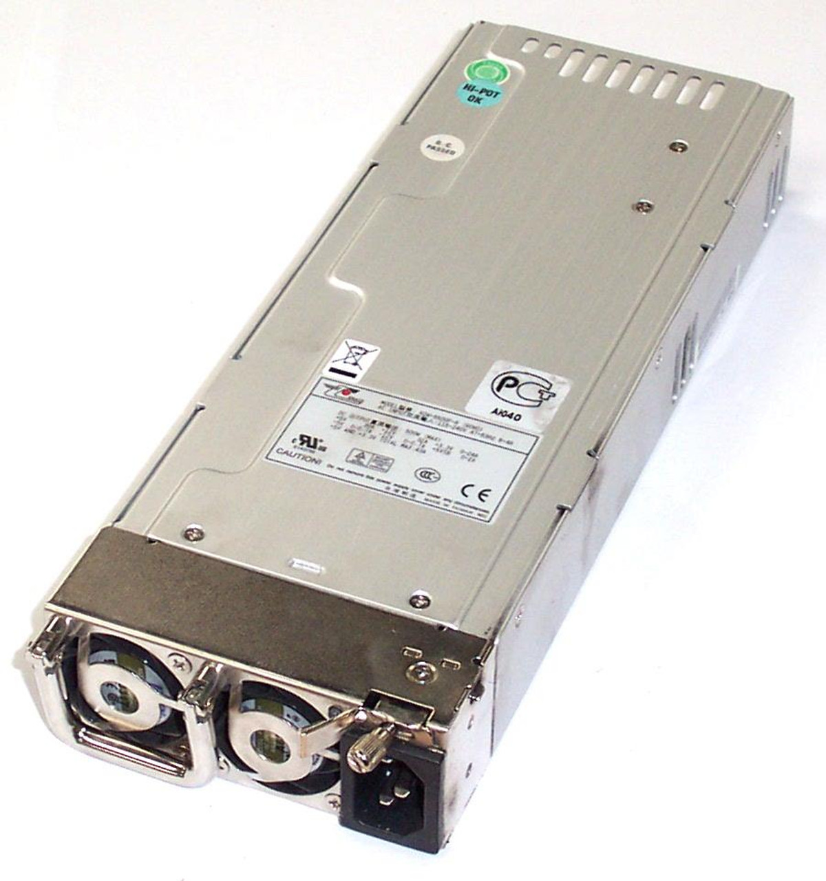 R2W-6500P Emacs 500 Watts Redundant 2U Power Supply (Refurbished)