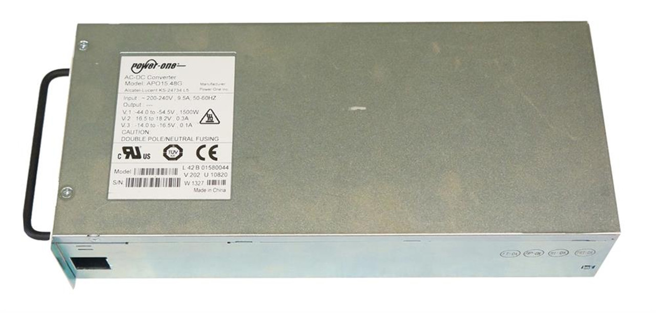 KS-24734L5 Alcatel-Lucent Ac To Dc Power Converter Input: 230 Vac Output: 48 Vdc 6.5 A (Refurbished)