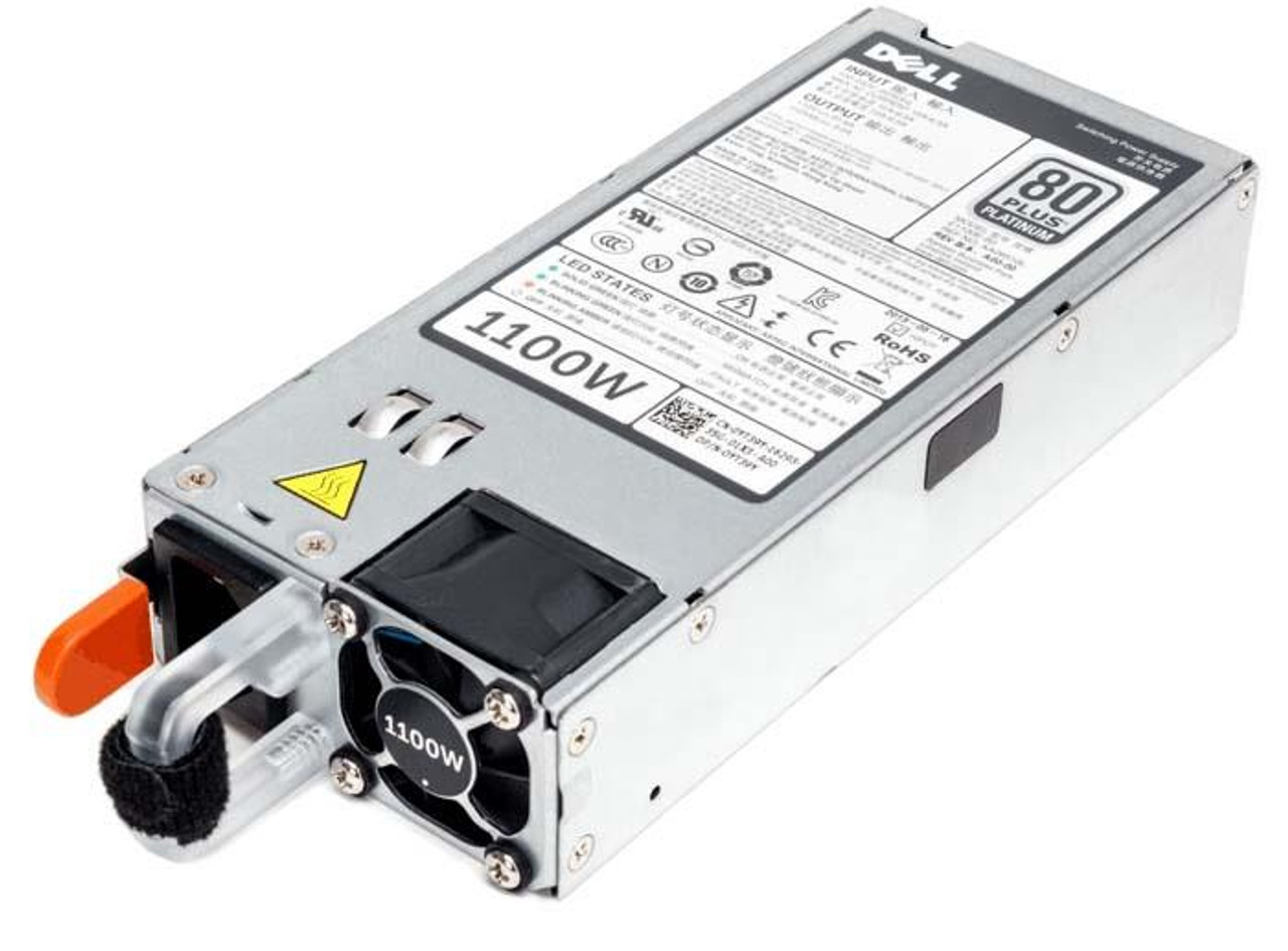 TCVRR-06 Dell 1100-Watts Hot Swappable Power Supply for PowerEdge R510 R810 R910 and T710 Series