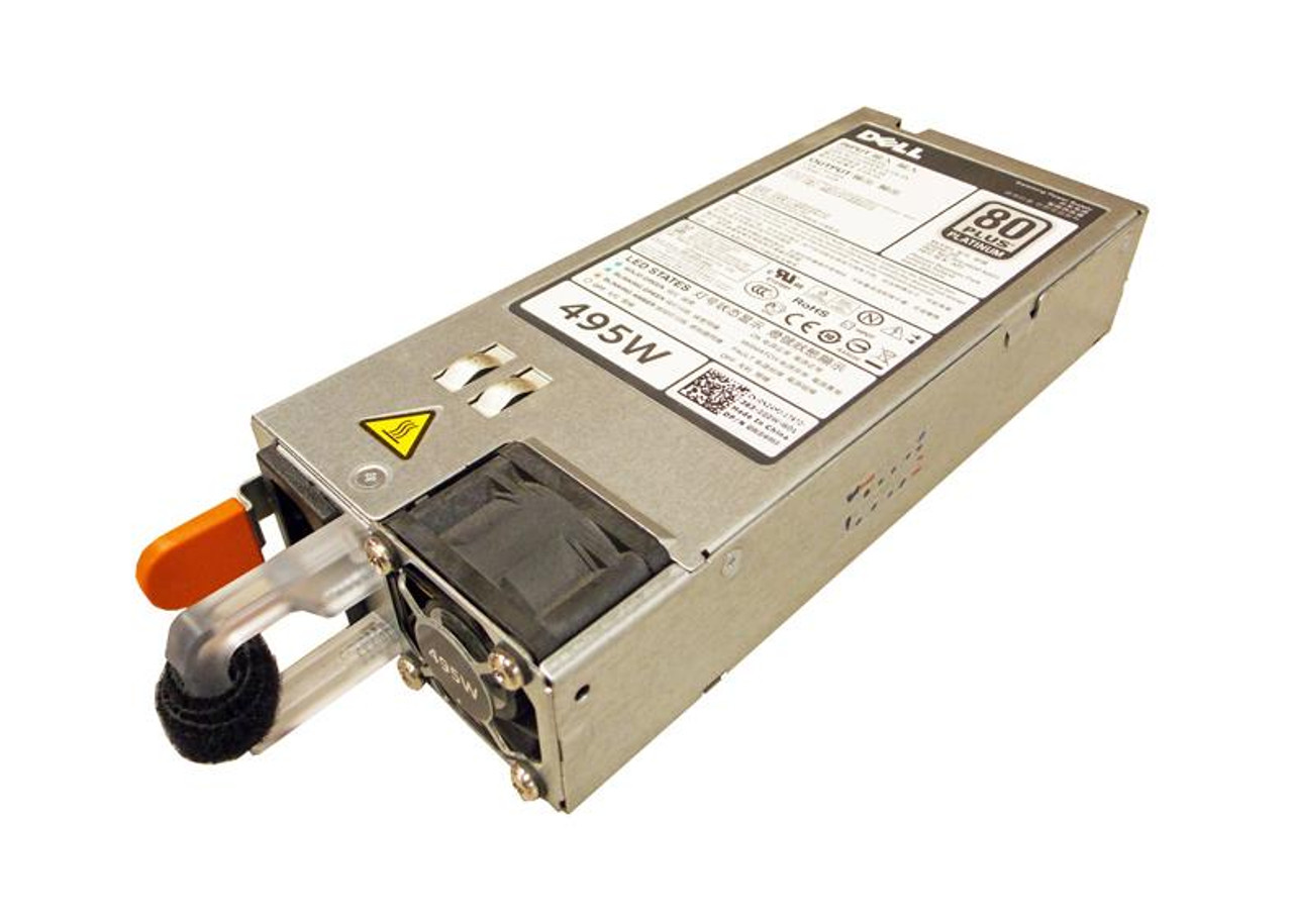 N24MJ Dell 495-Watts Power Supply for PowerEdge R720 R620 T620 T420 T320