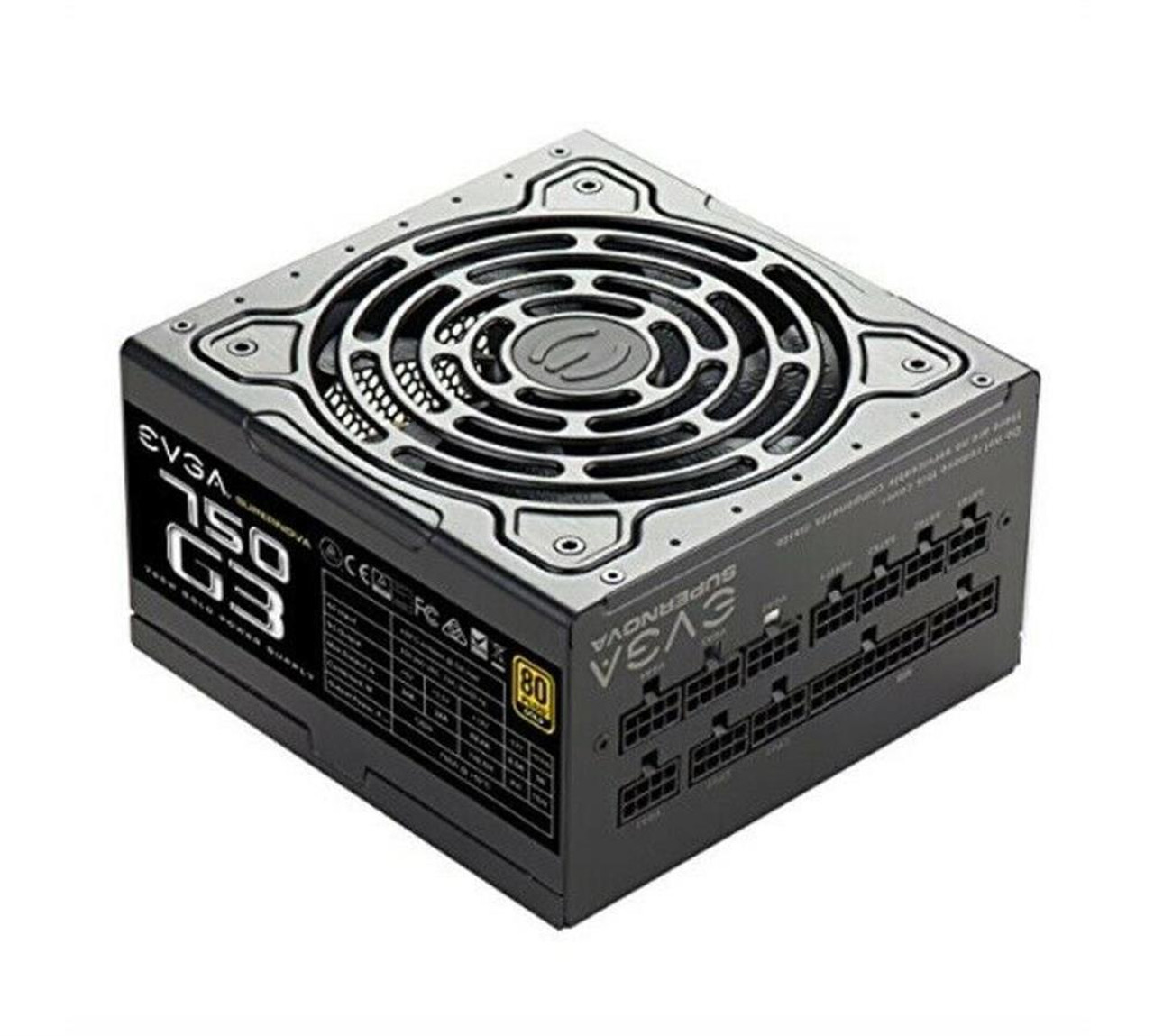 220-G3-0750-X1 EVGA SuperNOVA 750 G3 750-Watts 120-230V AC ATX12V/EPS12V Power Supply