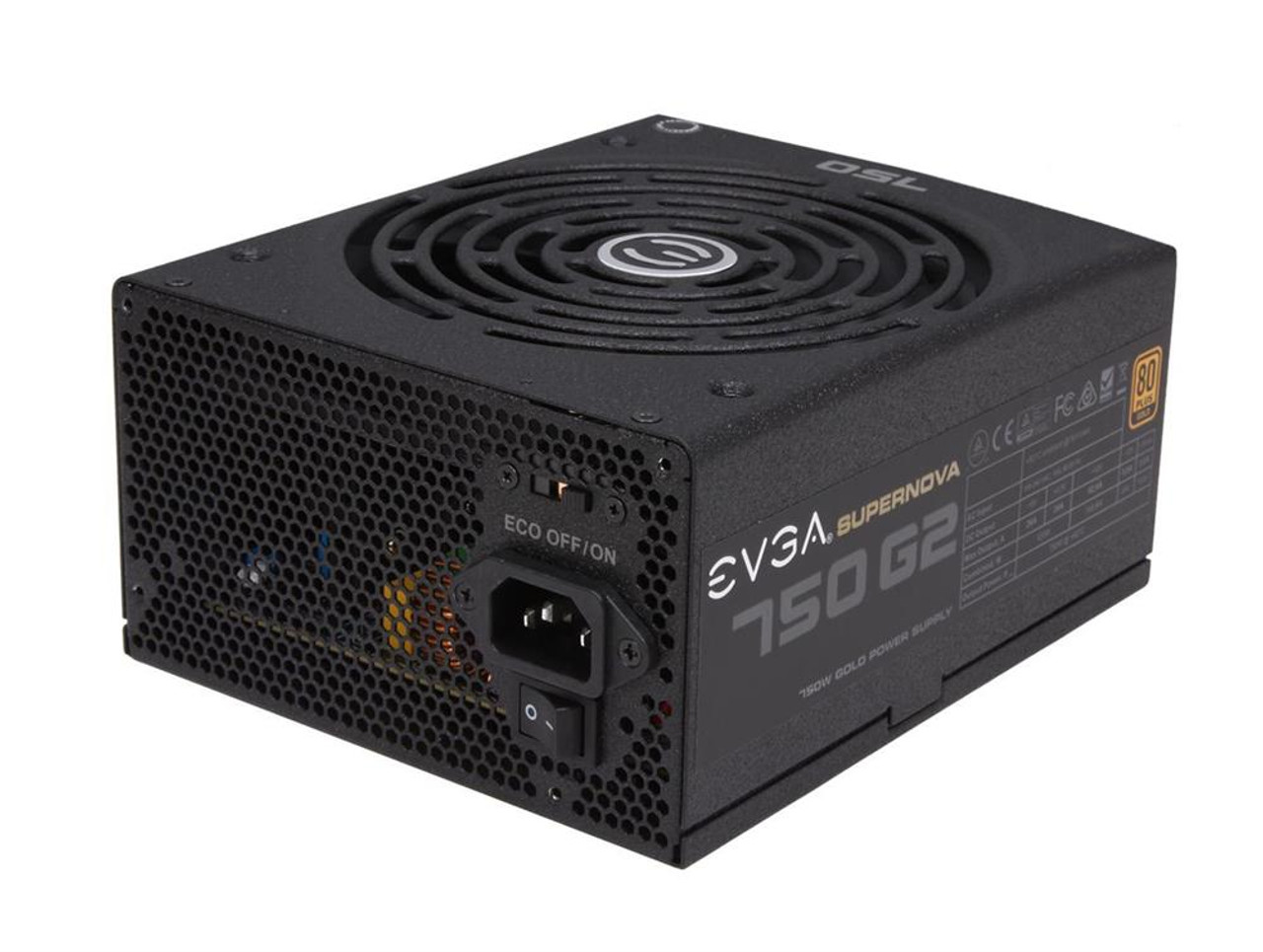 EVPS750G2 EVGA SuperNova 750 G2 120-g1-0750-xr 750-Watts ATX12V EPS12V 80 Plus Gold Power Supply