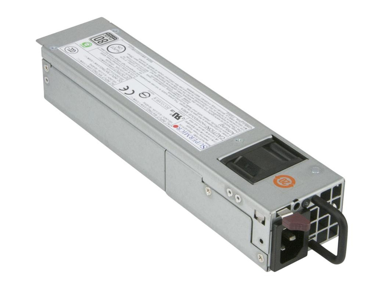 PWS-407P-1R SuperMicro 400-Watts 240V 1U Redundant 80 Plus