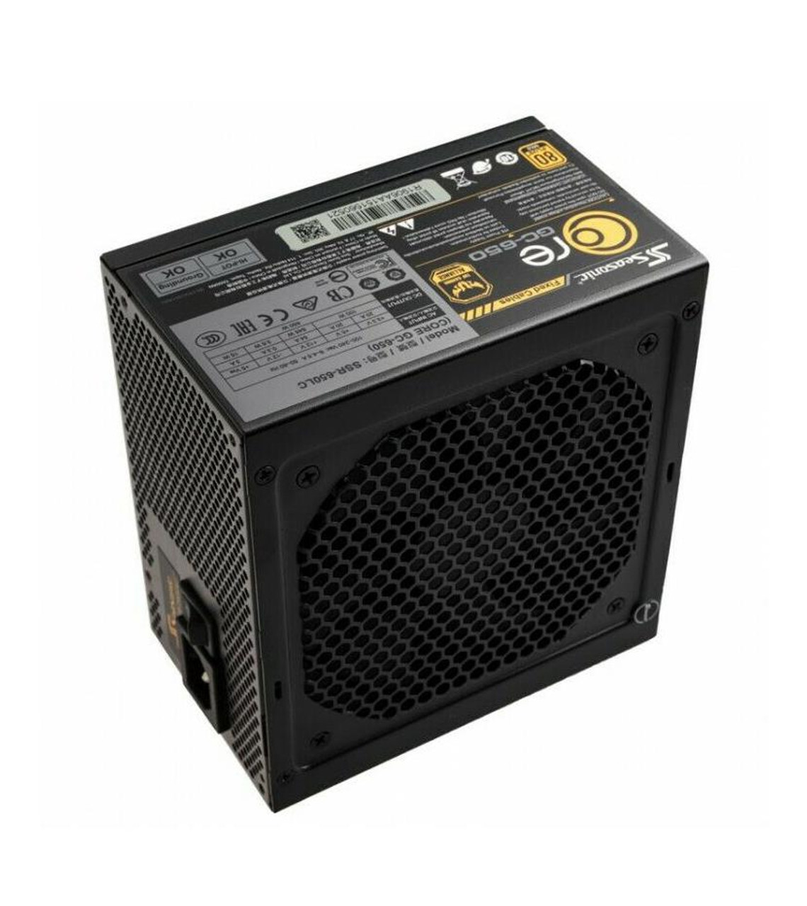 CORE-GC-650 SeaSonic 650-Watts ATX12V 80 Plus Gold Power Supply