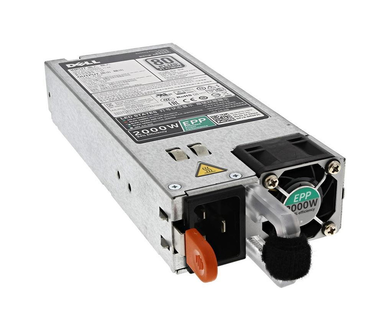 DPS-2000EB Dell 2000-Watts 80 Plus Platinum Hot-Pluggable Power Supply for PowerEdge FX2S
