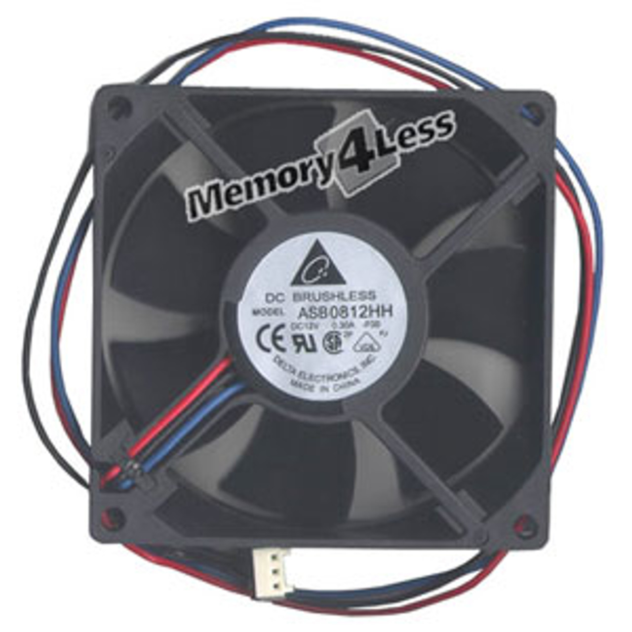 5184-3997 HP Cooling Fan 80mm x 80mm x 25mm 3-wire 12VDC 0.30A