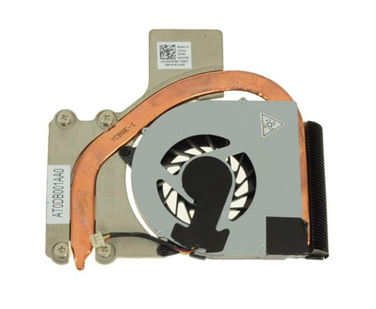 0XDF66 Dell CPU Heatsink Fan Assembly for Inspiron 1122 M102z