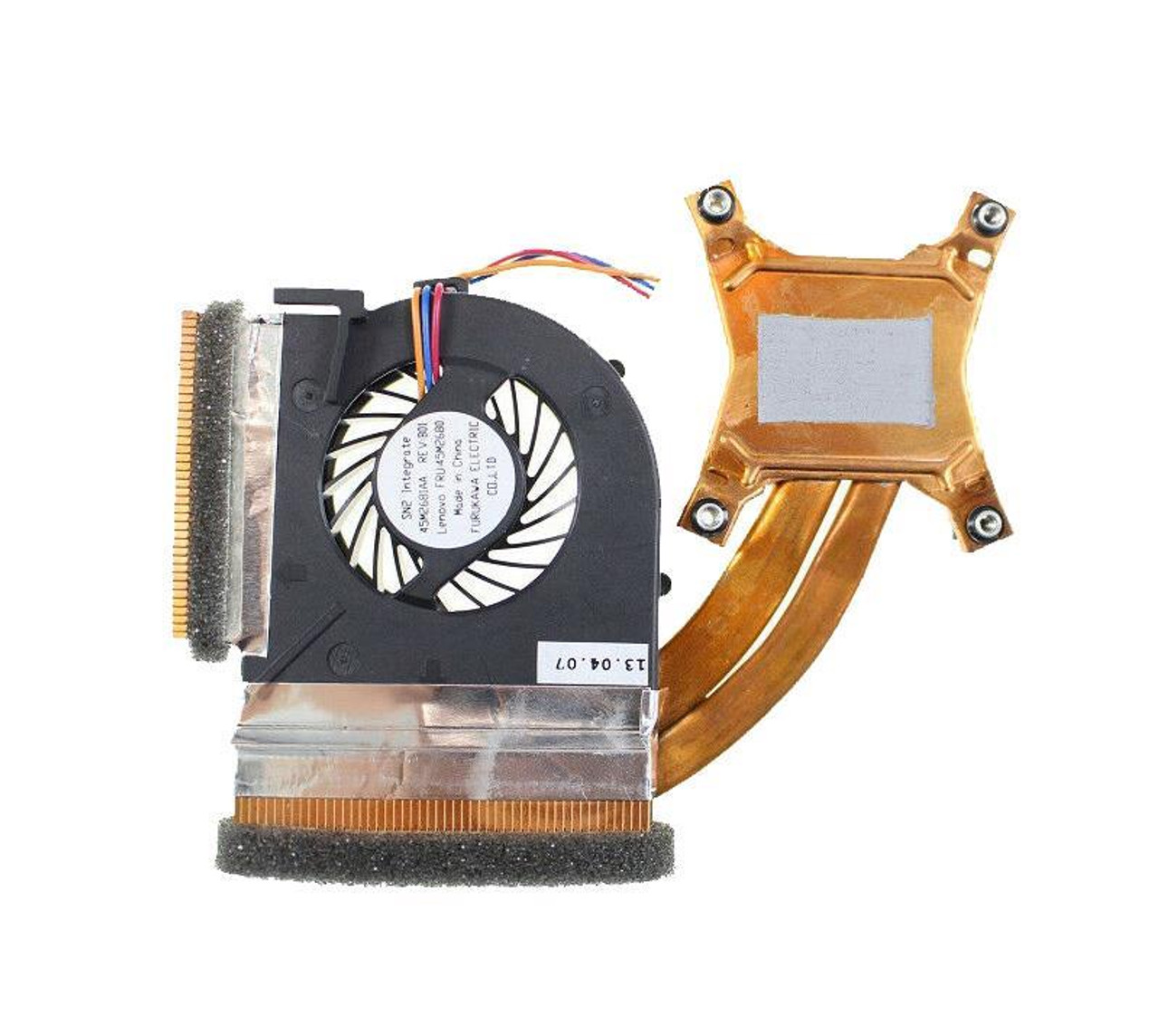 45M2678 IBM Lenovo Heatsink and Fan Assembly for ThinkPad T410s, T410Si