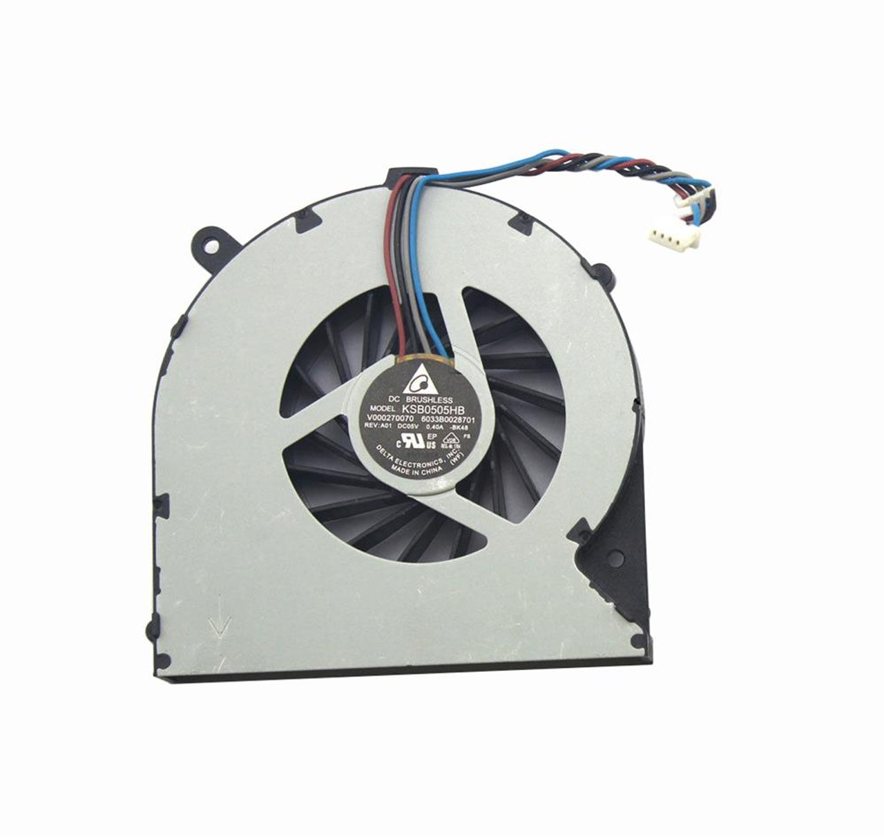 6033B0028701 Toshiba CPU Cooling Fan 4-wire Satellite C850 C850d C855 C855d C870 C875