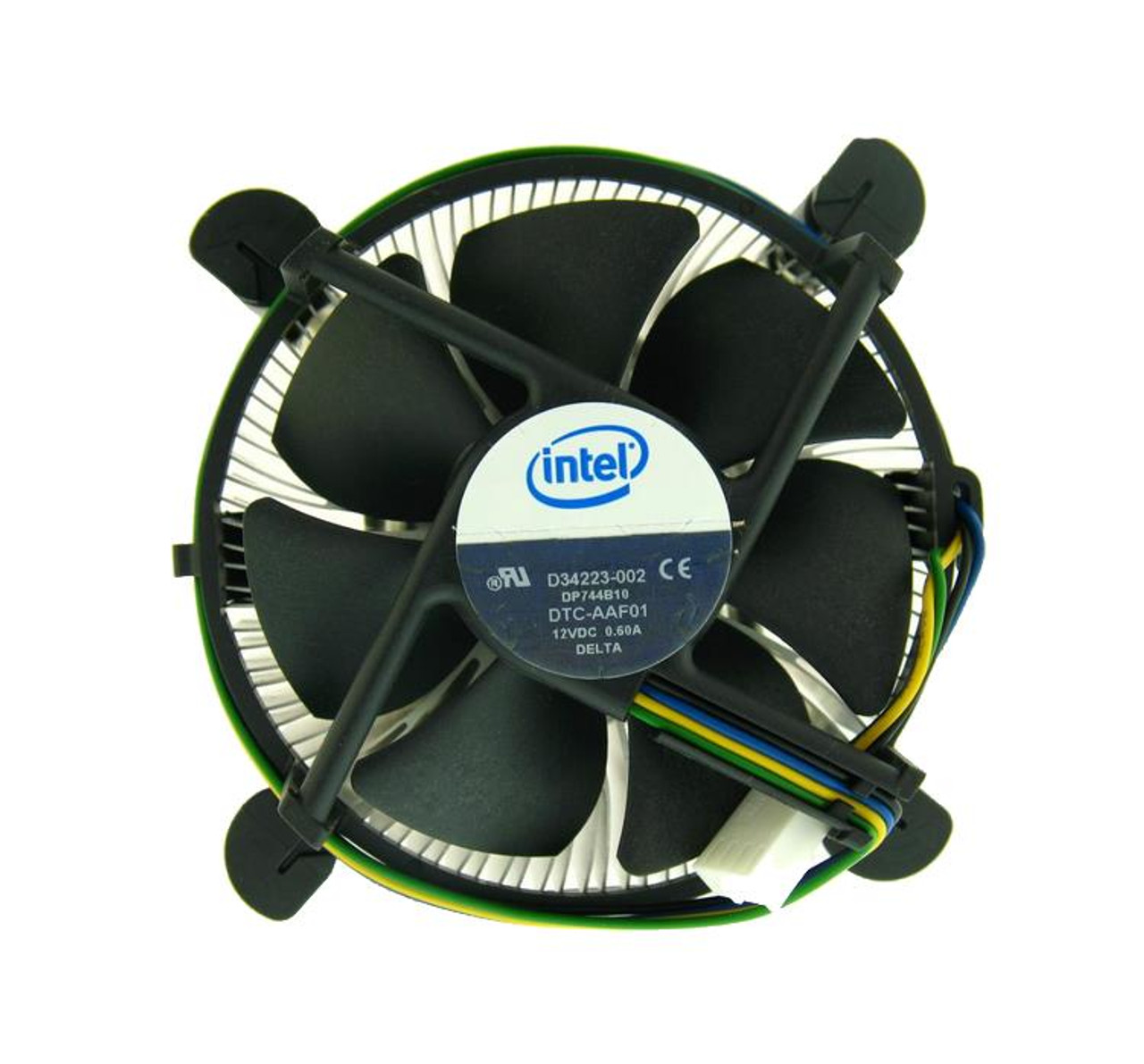 D34223-002 Intel Socket LGA775 Aluminum Heat Sink 3-inch Fan with 4-Pin Connector