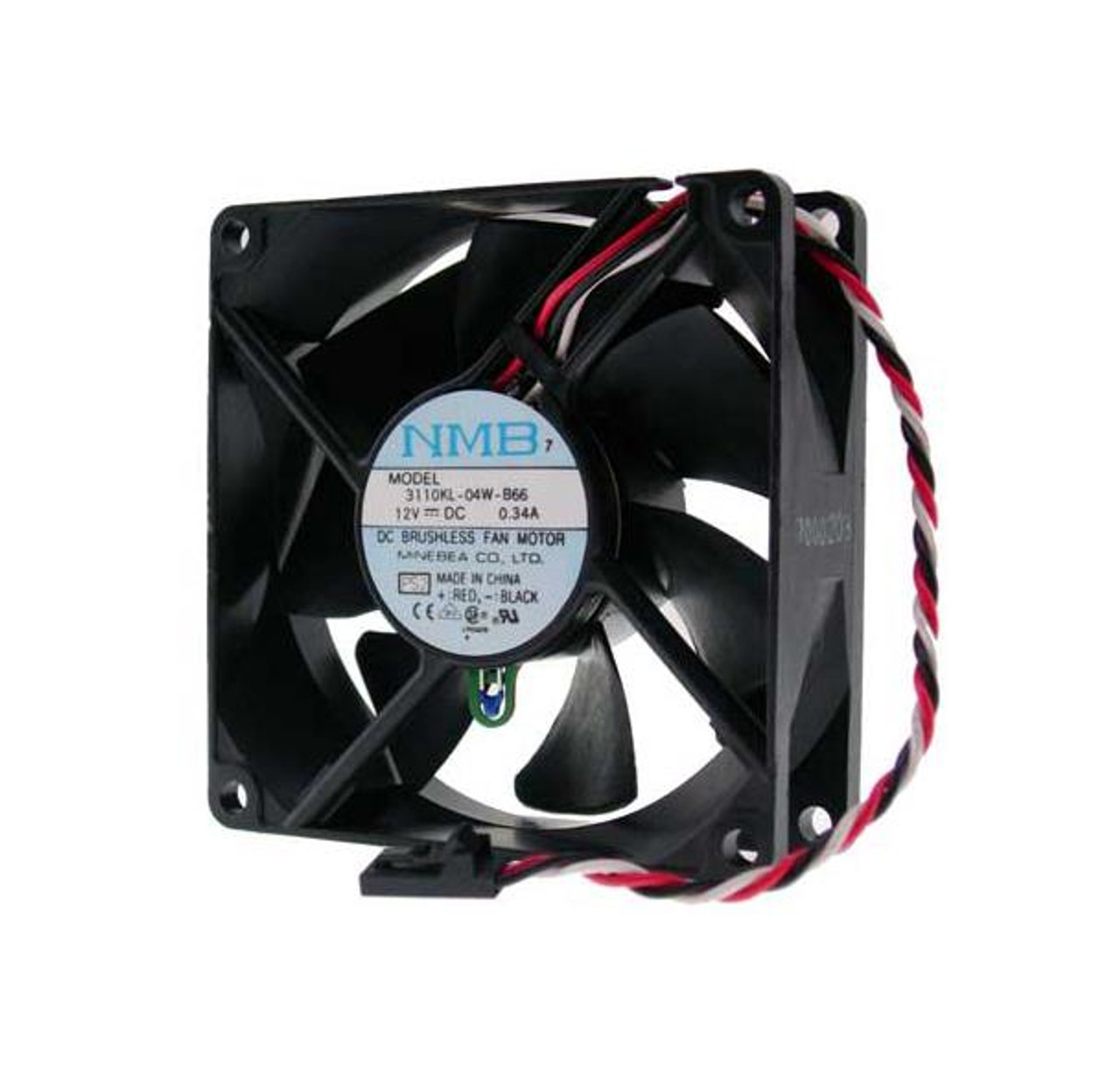 3110KL-04W-B66 NMB 12Volts 80x25mm Brushless Cooling Fan