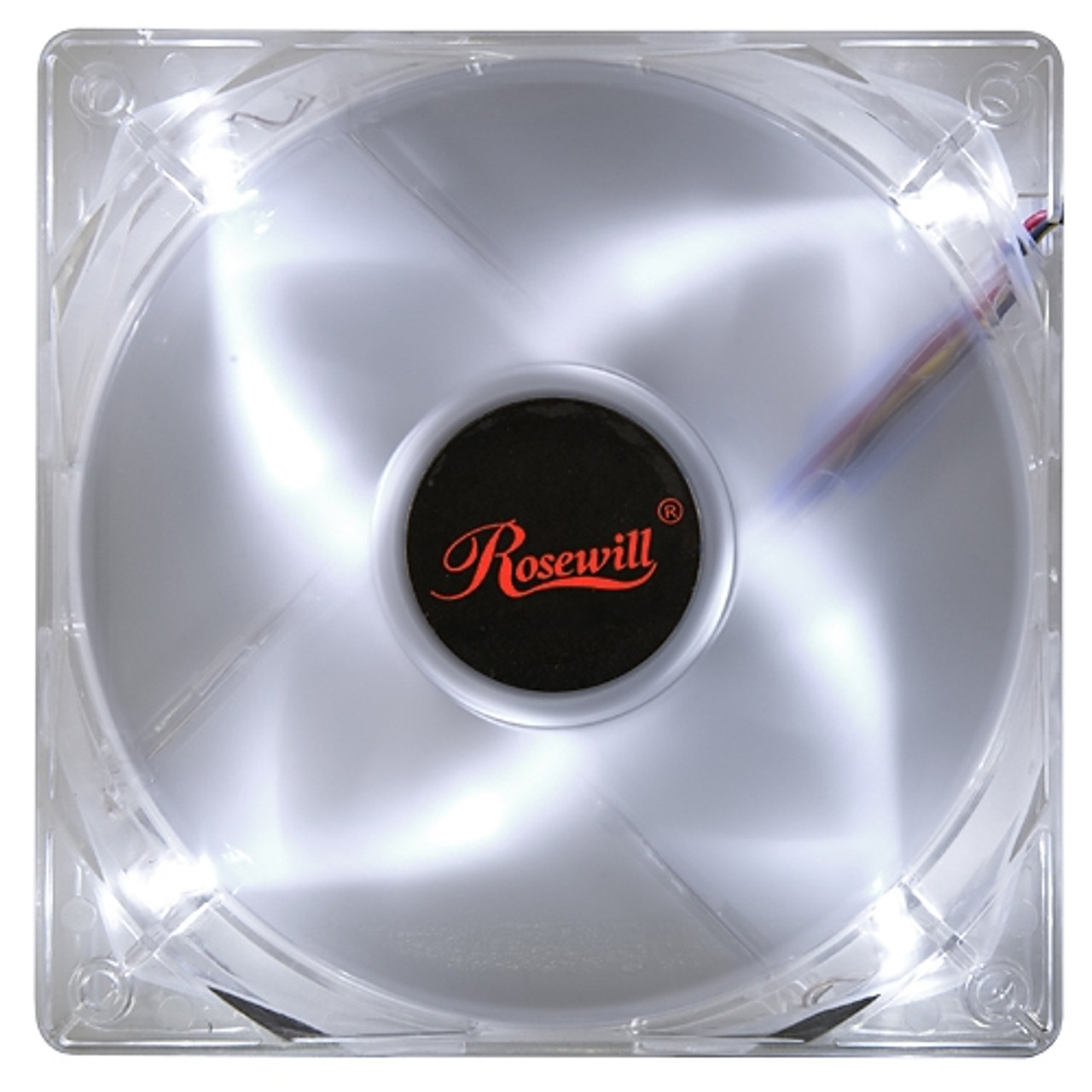 RFA-120-WL Rosewill RFA-120WL 120mm White LED Case Fan 4.72-inch 2000 rpm Sleeve Bearing