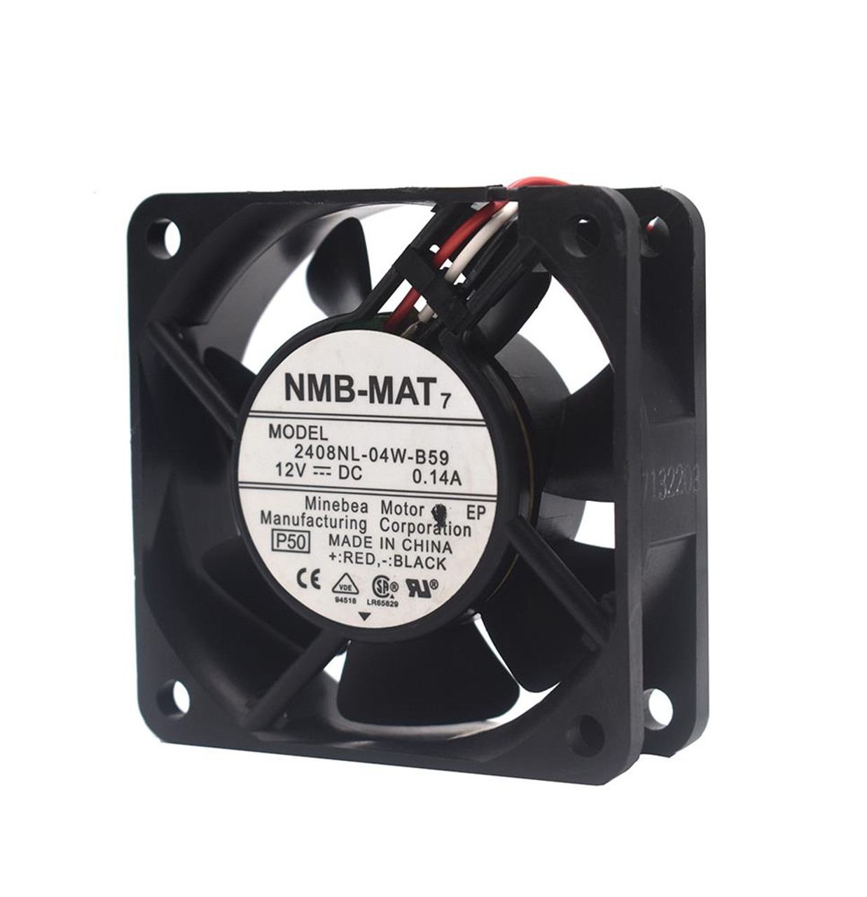 2408NL-04W-B59 NMB 12v DC 0.14A 60x20mm 3-pin Fan