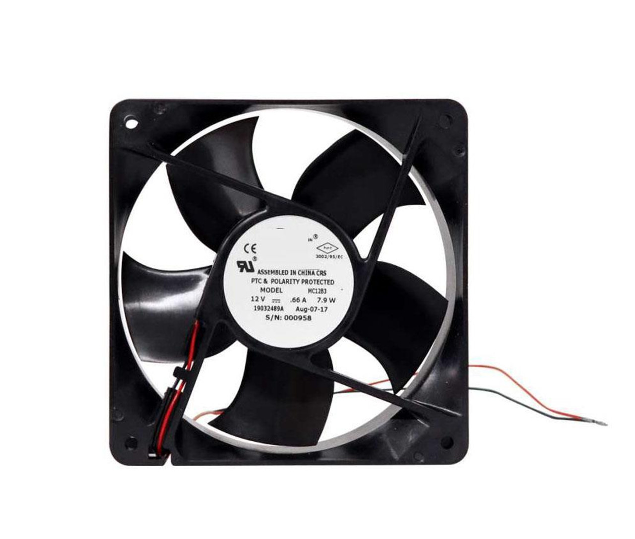 19030572A Comair Rotron 120x120x32mm 24V Muffin DC 0.28A 6.7W 102CFM 3700RPM Fan