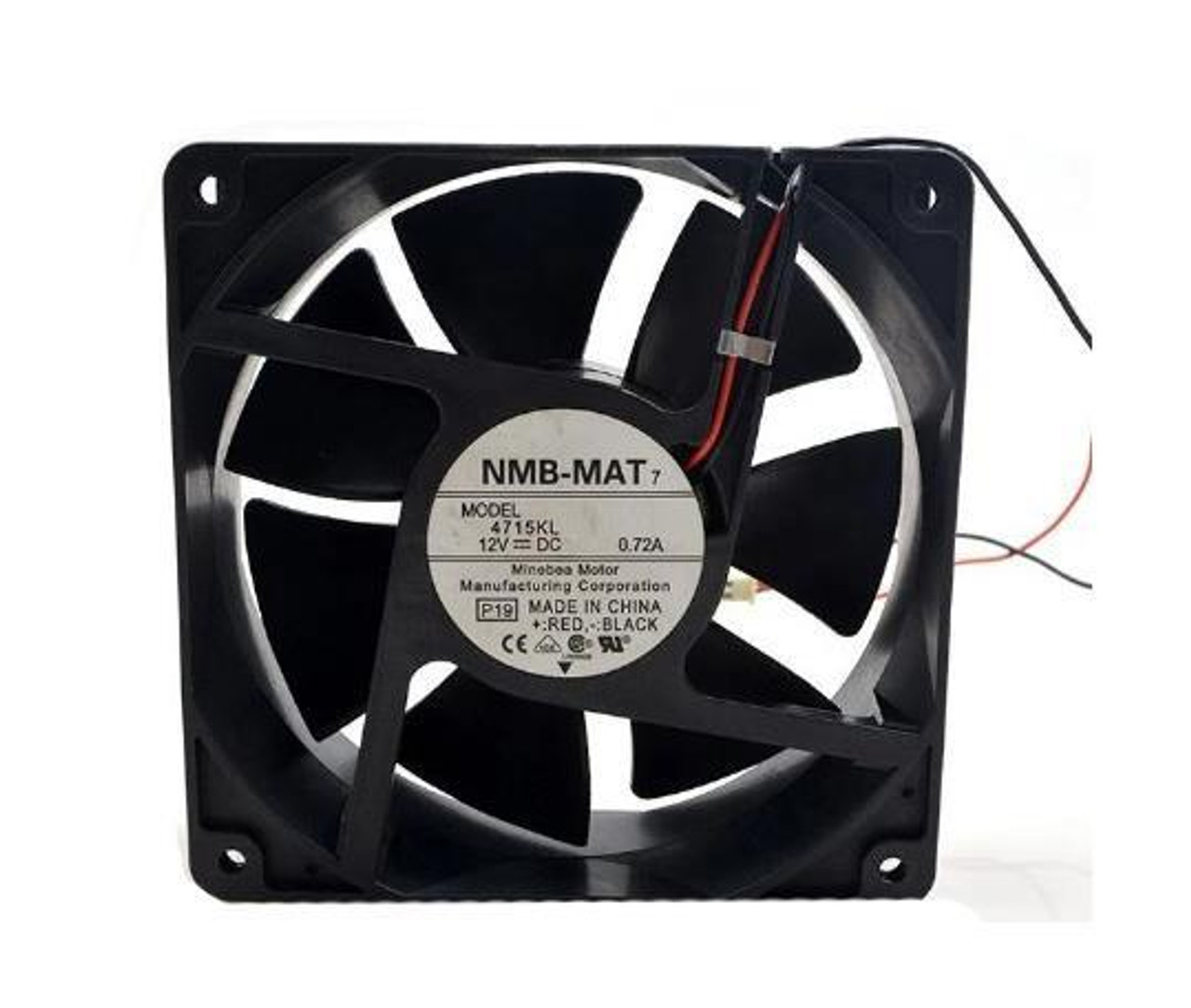 4715KL-04W-B29-E50 NMB Technologies 119x38.4mm 12VDC Wire Axial DC Fan