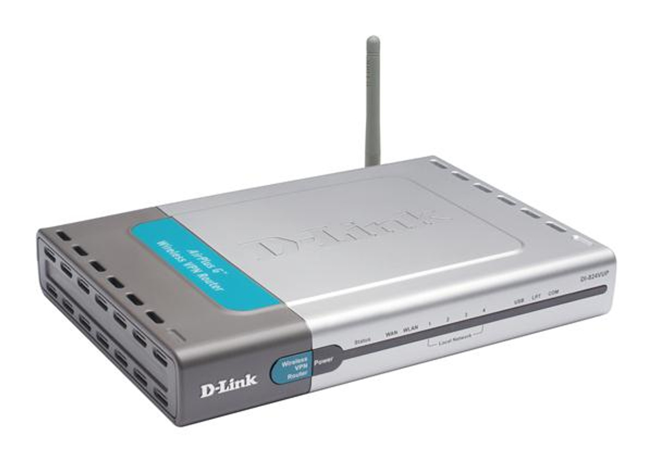 DI-824VUP D-Link 2.4GHz 802.11g High-Speed Wireless Router (Refurbished)