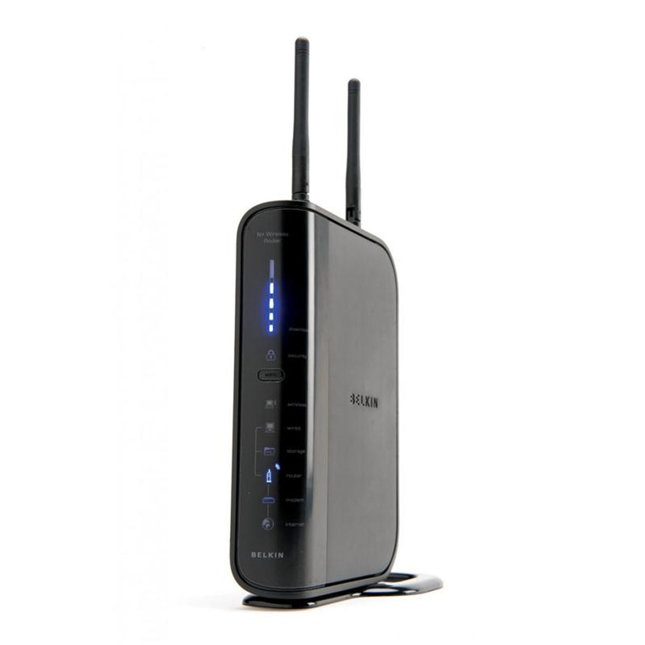 F5D8235-4 Belkin 802.11b/g/n 300Mbps Wireless-N Router with USB and 4-Ports Switch (Refurbished)