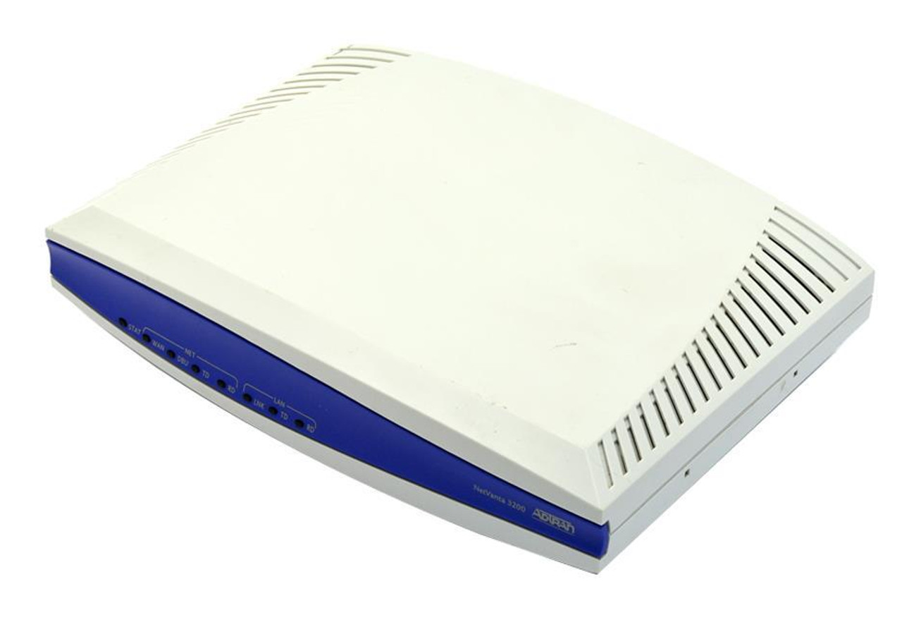 1202860E1 Adtran NetVanta 3200 Modular Access Router 1 x 10/100Base-TX LAN (Refurbished)