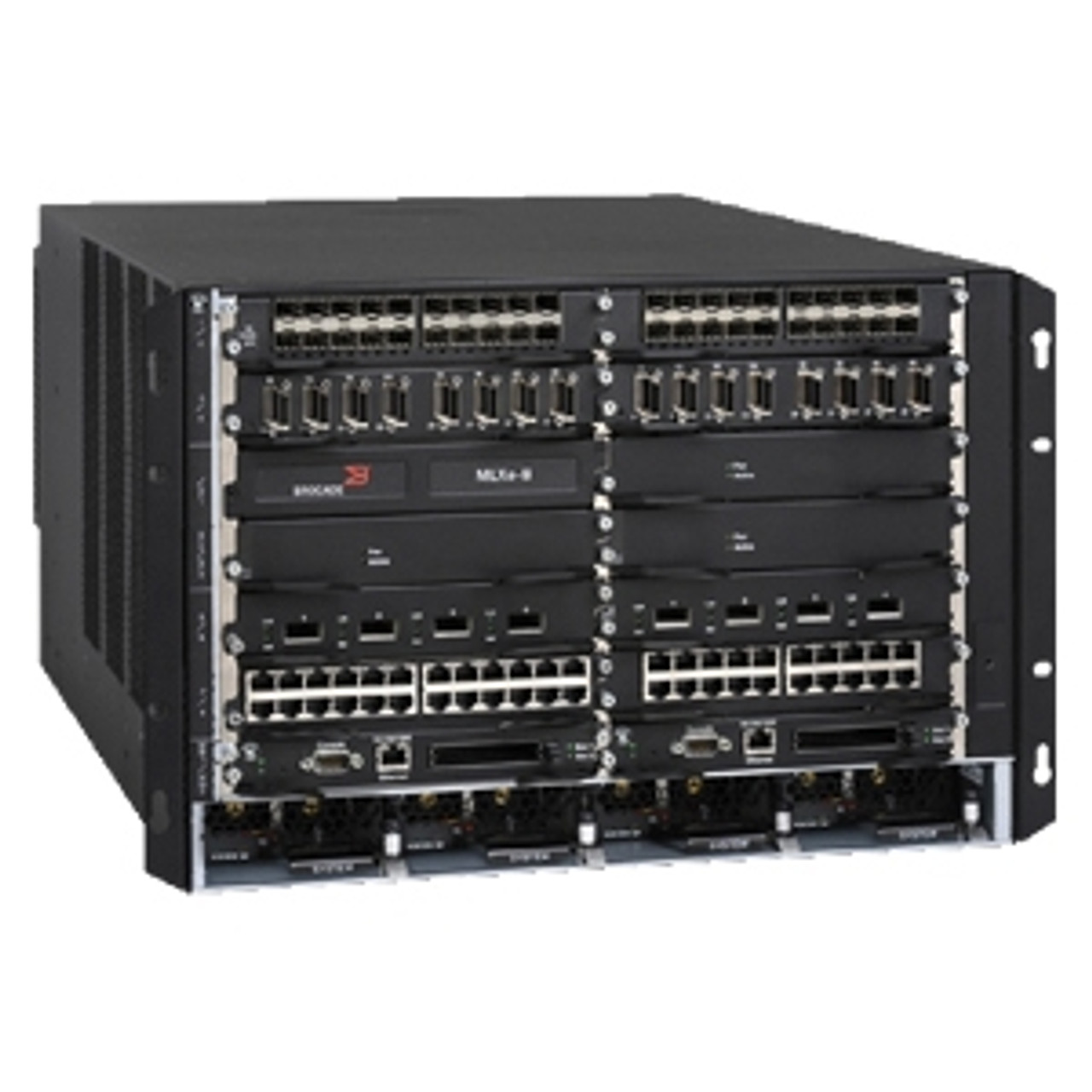 BR-MLXE-8-DC Brocade MLXe-8 8 x Expansion Slots Multi Service Router (Refurbished)