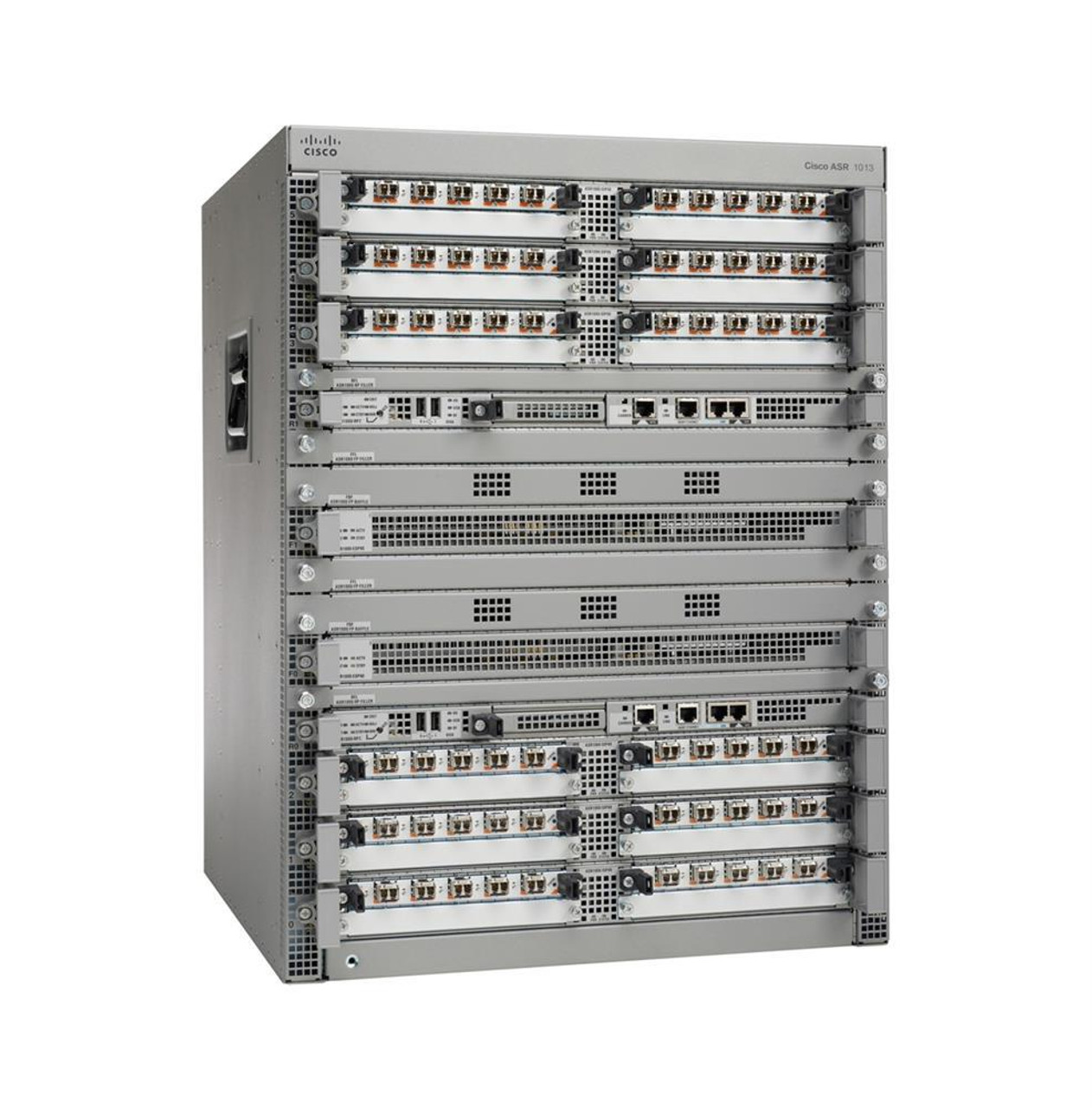 ASR1013 -inchCisco 1013 Aggregation Services Router 28 Slot 24x Shared Port Adapter, 2 x Embedded Service Processor, 2 x Route Processor (Refurbished)