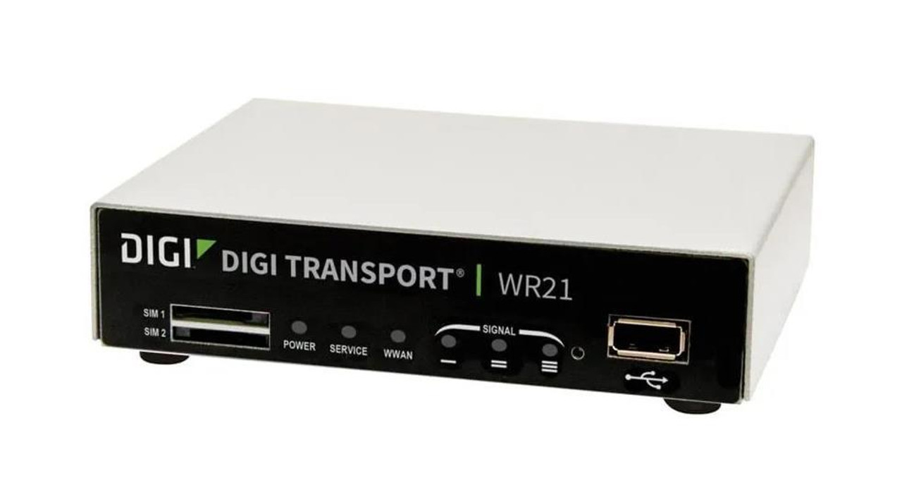 WR21-B11A-DE1-TH Digi Transport Wr21 Router Wwan RS232 Rs-422 (Refurbished)