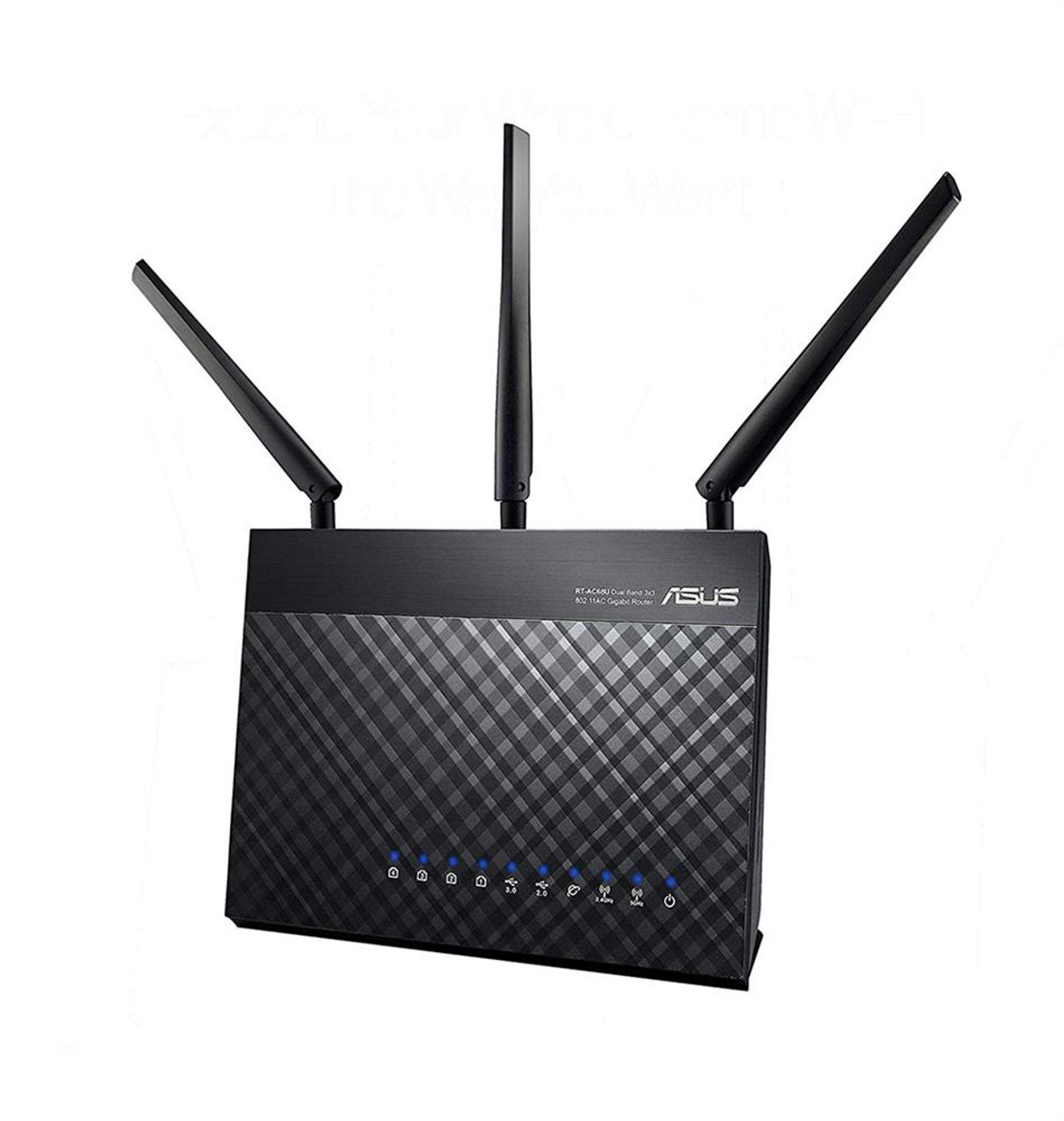 90IG00C0-BM3000 ASUS Rt-ac68u 802.11ac 1900Mbps 2.40 GHz Wireless Wi-Fi Gigabit Router (Refurbished)