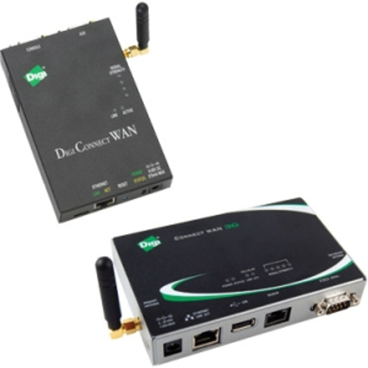 DC-WAN-U605 Digi Digi Connect Wireless Router 2 x Antenna 1 x Network Port Desktop, Rail-mountable (Refurbished)