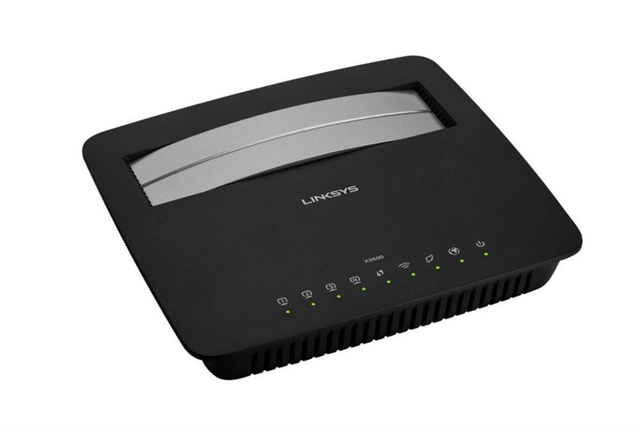 X3500-AP Linksys N750 Dual-band Wireless Router With ADSL2 + Modem and USB (Refurbished)