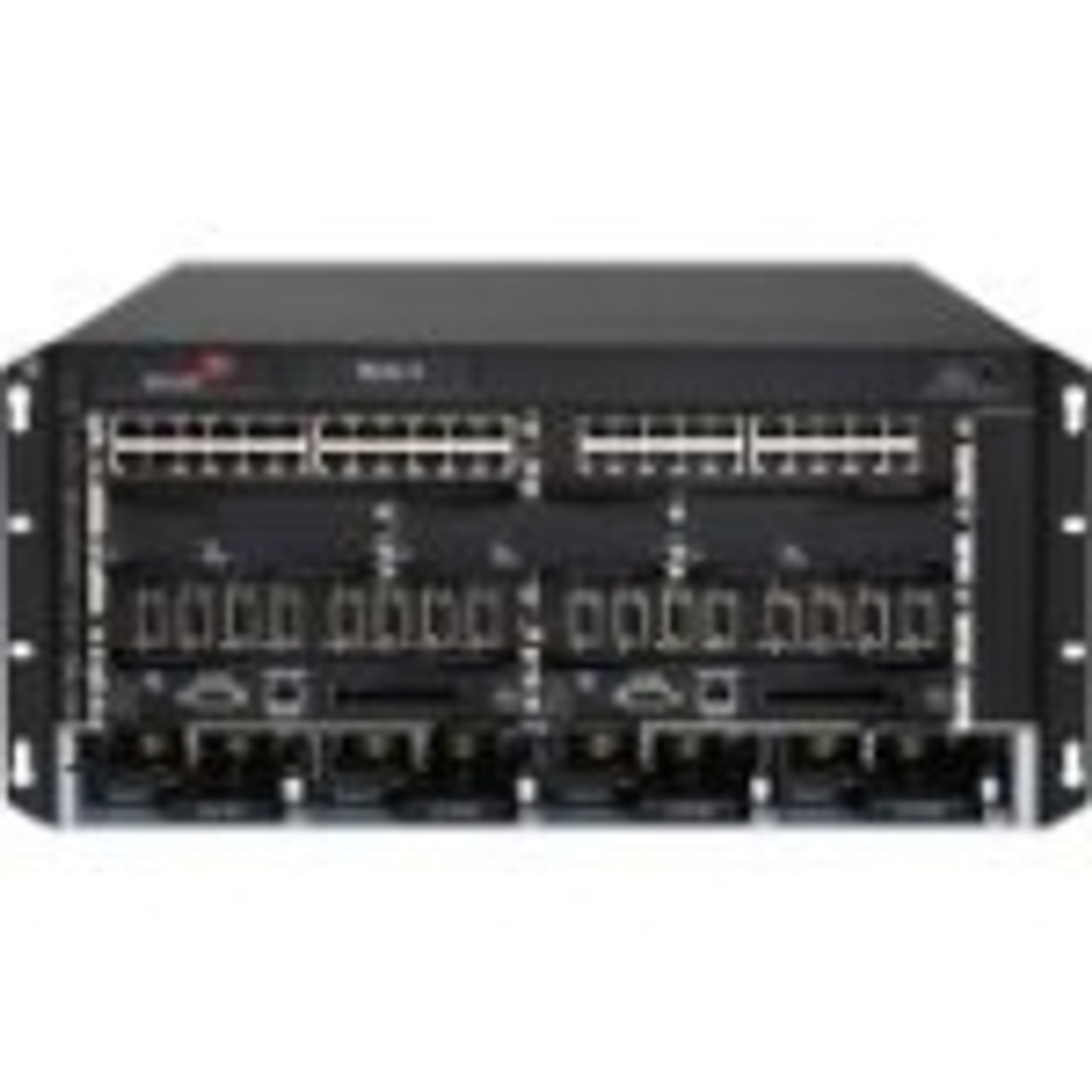 BR-MLXE-4-MR2-X-DC Brocade MLXe-4 Router Chassis 4 Slots 100 Gigabit Ethernet 5U Rack-mountable (Refurbished)