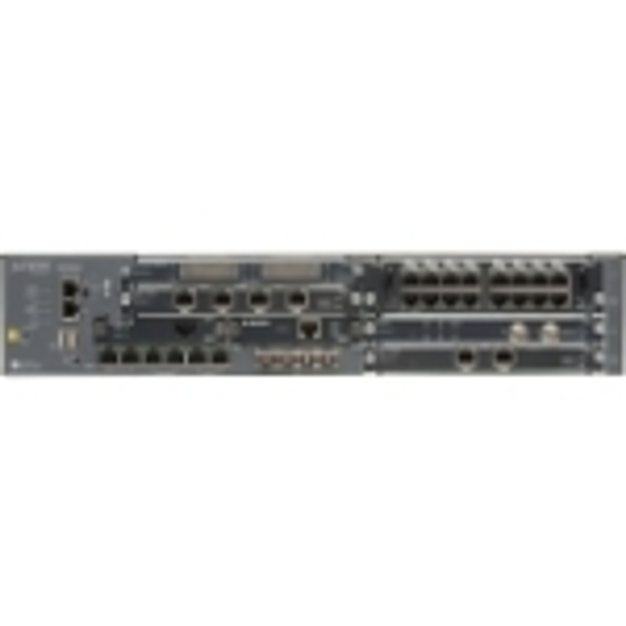 SRX550-645DP-TAA Juniper SRX550 Services Gateway 6 Ports Management Port 12 Slots Gigabit Ethernet 2U Rack-mountable (Refurbished)