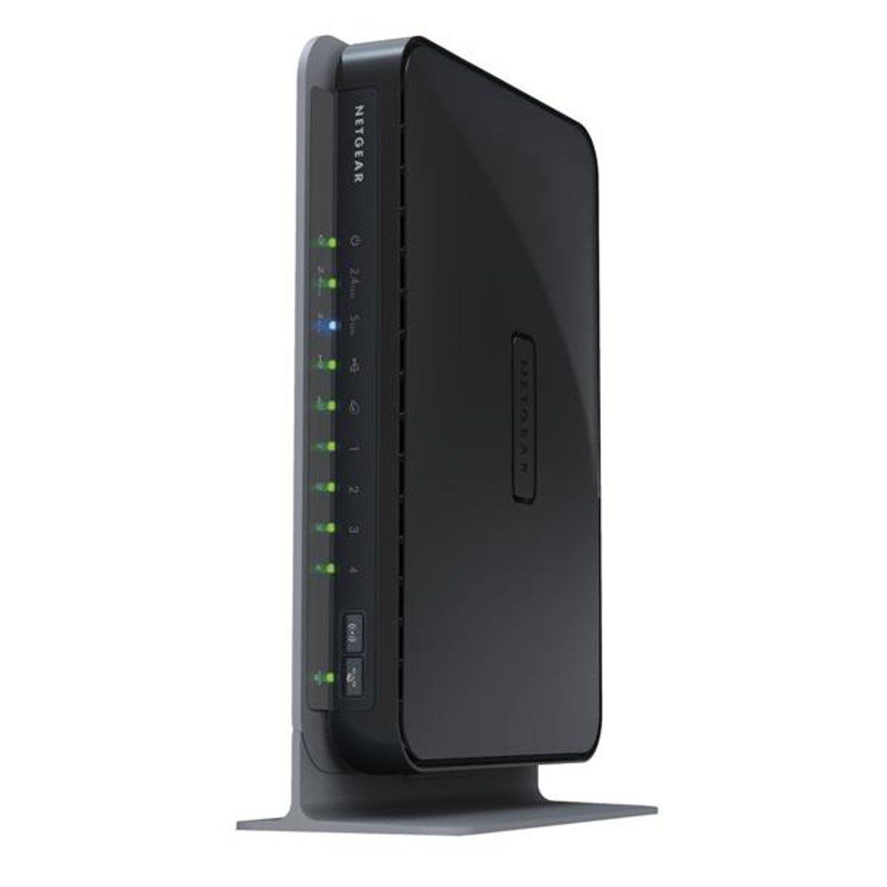 0712863 NetGear N600 (4x 10/100/1000Mbps Lan and 1x 10/100/1000Mbps WAN Port) Wireless Dual Band Gigabit Router (Refurbished)