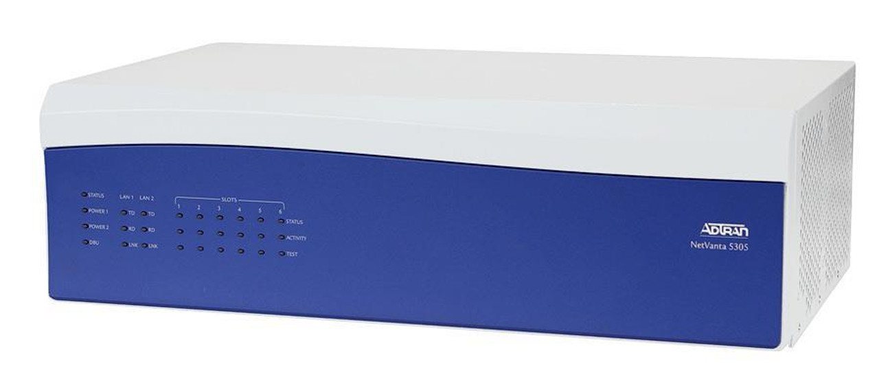 4200990G1 Adtran Access Router For Frame Relay And Point-To-Point Connectivity. Includes 6 Slotsfor Wide Modules And 2 Integral10/100baset Ethernet Ports