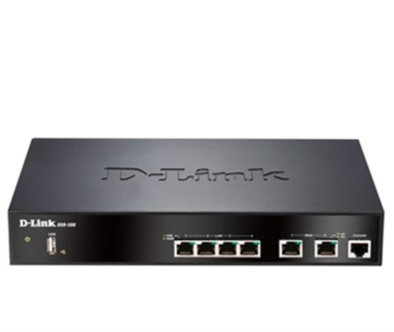 DSR-500 D-Link Services Router 4 Gigabit Ports 2 WAN VPN (Refurbished)