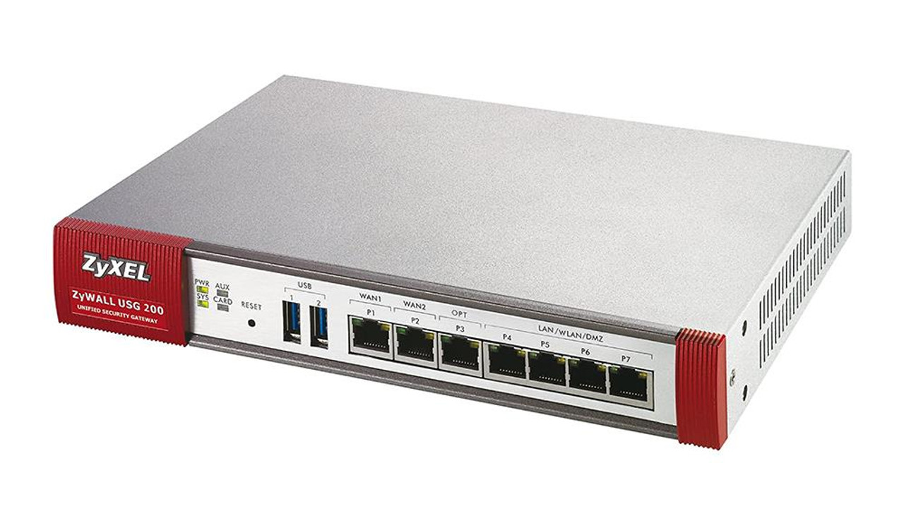 USG200 Zyxel ZyWALL 4-Ports Unified Security Gateway (Refurbished)