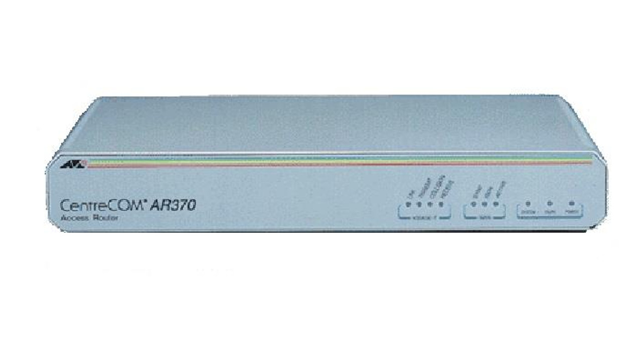 AT-AR370(U)-10 Allied Telesis AT-AR370 Access Router - 1 x Serial WAN, 1 x ISDN BRI (U) WAN, 1 x 10Base-T LAN, 2 x (Refurbished)